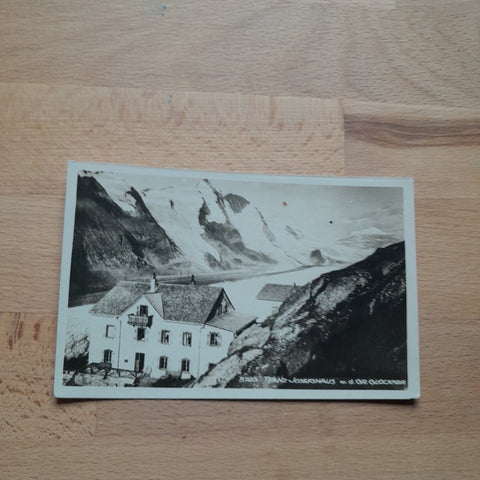 AK Franz Josefshaus mit dem Gr. Glockner.