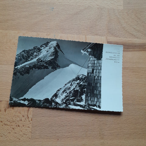 AK Groß- und Kleinglockner von der Erzherzog-Johann-Hütte.
