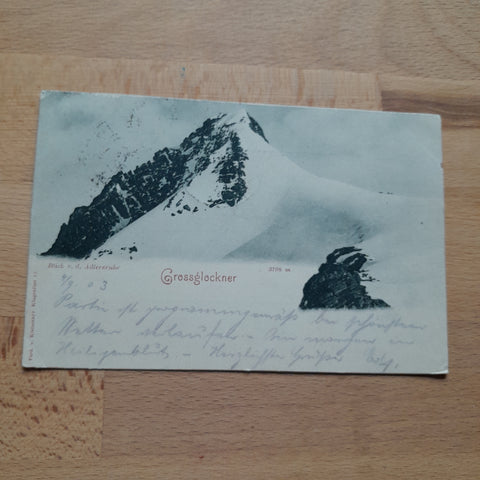AK Großglockner Blick von der Adlersruhe.