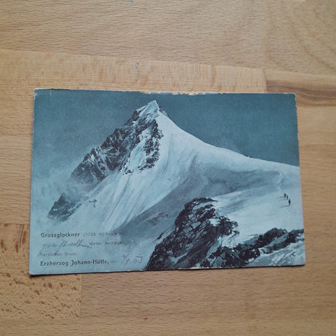 AK Großglockner. Erzherzog Johann Hütte.