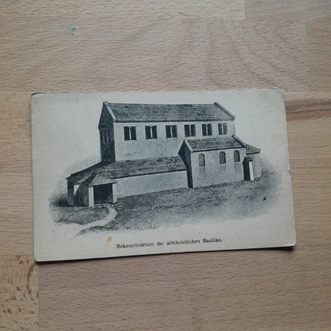 AK St. Peter im Holz. Rekonstruktion der altchristlichen Basilika.