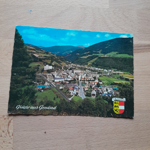 AK Grüsse aus Gmünd.
