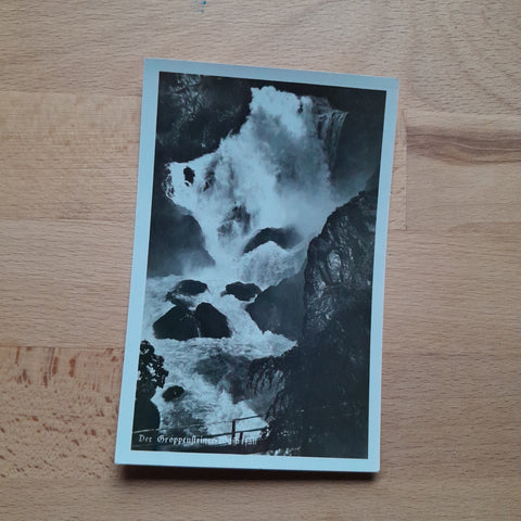 AK Der Groppensteiner Wasserfall.