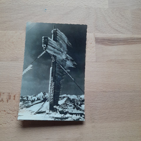 AK Schareck Gipfelkreuz.