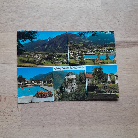 AK Gruss aus Dellach.