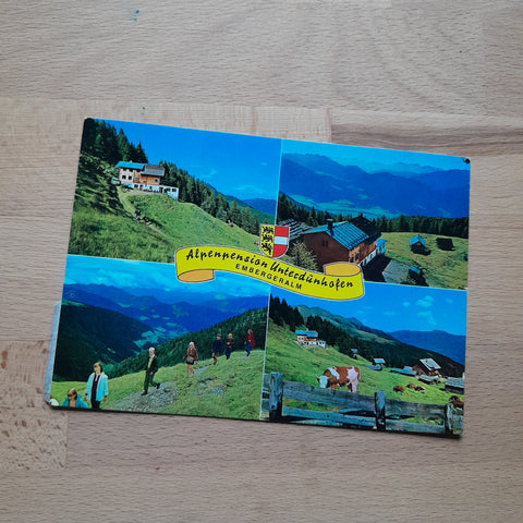 AK Alpenpension Dünhofenhütte. Embergeralm. Greifenburg.