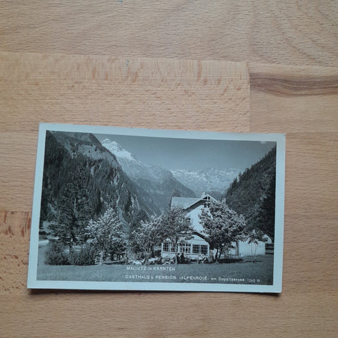 AK Mallnitz. Gasthaus & Pension Alpenrose am Stappitzersee.