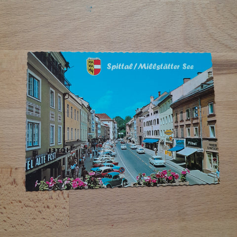 AK Spittal/Millstätter See. Hauptplatz.