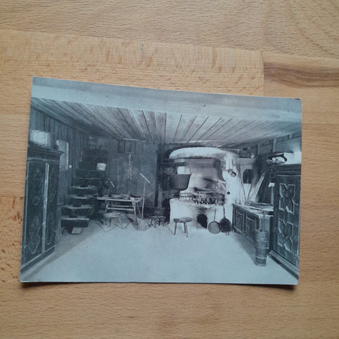 AK Lurnfelder Rauchkuchl im Bezirksheimatmuseum Schloß Porcia Spittal/Drau.