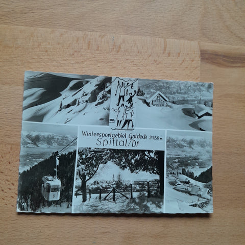AK Wintersportgebiet Goldeck. Spittal an der Drau.