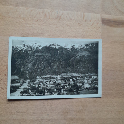 AK Spittal/Drau mit Goldeck. (1928)
