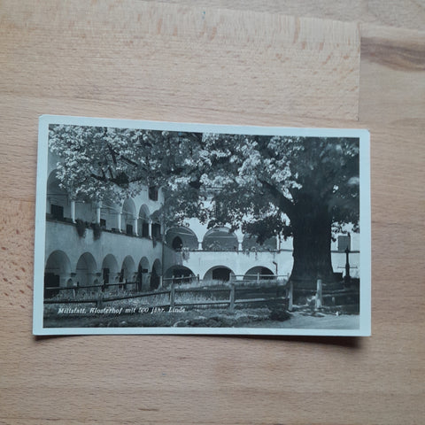 AK Millstatt am See. Klosterhof mit 500 jähriger Linde.