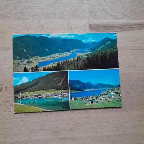 AK Der Weißensee mit Techendorf.