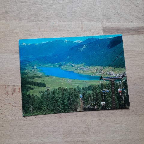 AK Weißensee. Sessellift zur Naggler Alm.
