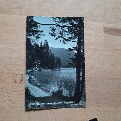 AK Weissensee. Jausenstation Ronacherfels.