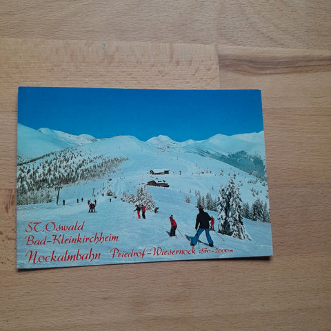 AK St. Oswald. Bad Kleinkirchheim. Nockalmbahn Priedröf-Wiesernock.