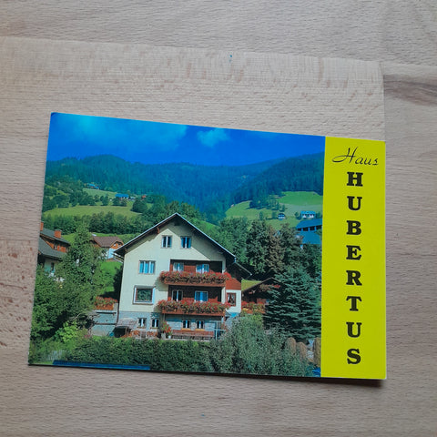 AK Bad Kleinkirchheim 68. Haus Hubertus Fam. Rauter.