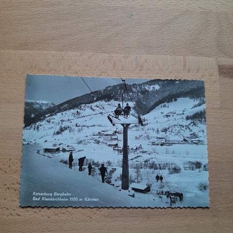 AK Bad Kleinkirchheim. Kaiserburg Bergbahn.