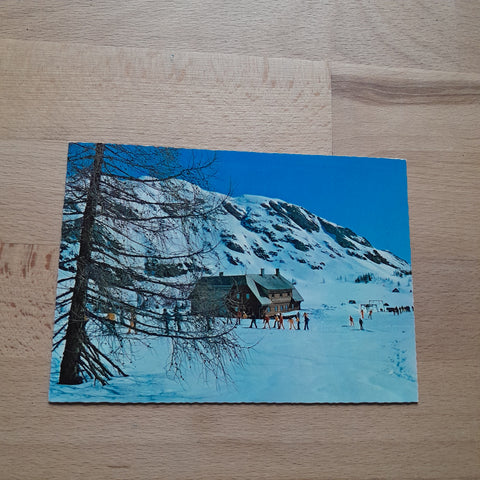 AK Tauplitzalm. Naturfreundehaus mit Traweng.