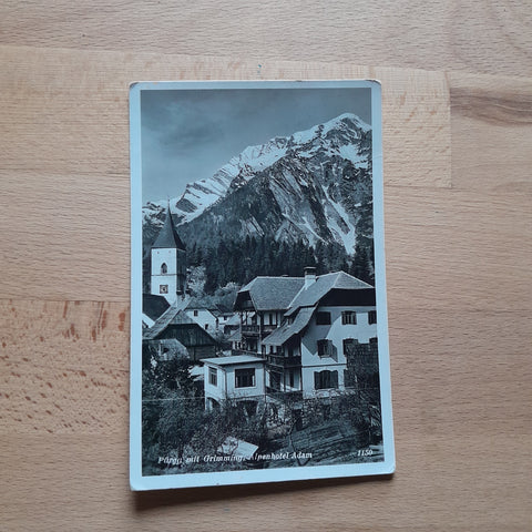 AK Pürgg. Alpenhotel Adam. (1939)