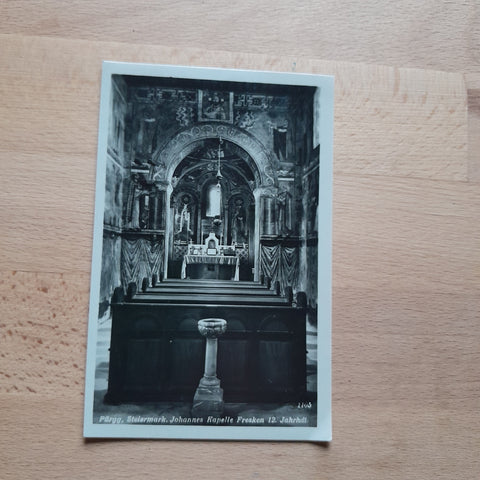AK Pürgg. Johannes Kapelle Fresken. (1930)