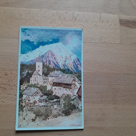 AK Pürgg. Das steirische Ennstal nach Aquarellen von Prof. A. Wagner.