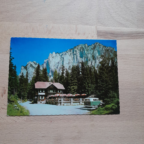 AK Tragöß. Gasthof und Pension Seehof am Grünen See.