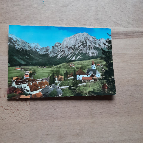 AK Tragöss – Oberort gegen Grießmauer und Pripitz.