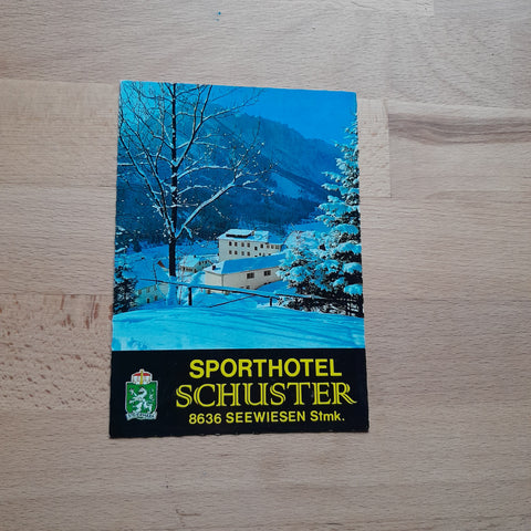 Ak Seewiesen. Sporthotel Schuster. Leo und Grete Schuster.