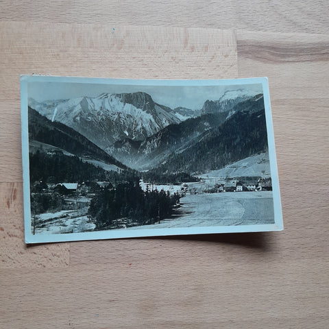 AK Eingang z. Fölz m. Fölzstein bei Aflenz.