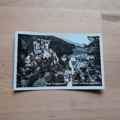 AK Thörl. Ruine Schachenstein.