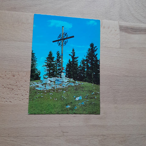AK Schießling Gipfelkreuz bei Aflenz.