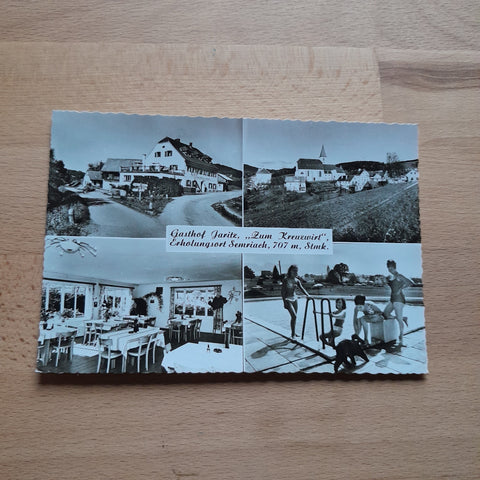 AK Semriach. Gasthof Jaritz Zum Kreuzwirt.