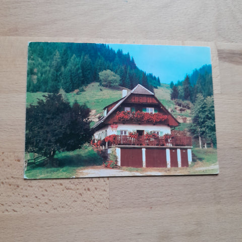 AK Frohnleiten. Laufnitzgraben 6. Alpengasthof Wieser-Alm. H. u. M. Wieser.