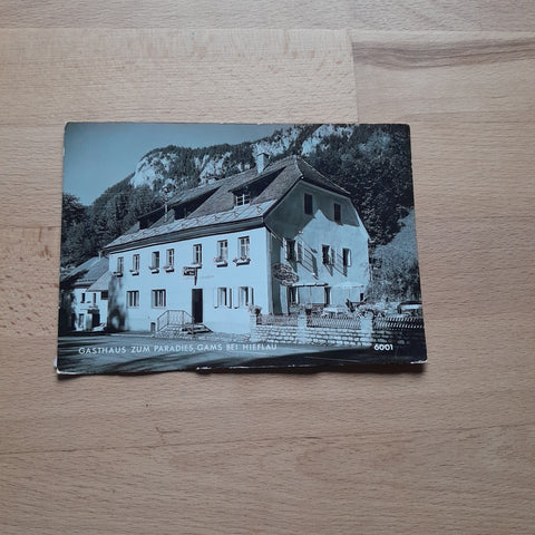 AK Gams bei Hieflau. Gasthaus zum Paradies.