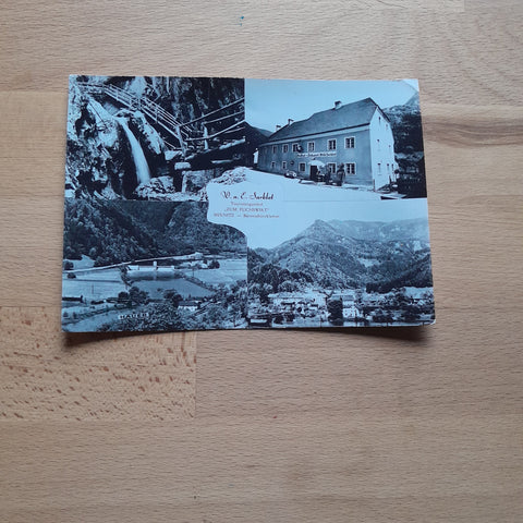 AK Mixnitz Bärenschützklamm. Touristengasthof Zum Fuchswirt. W. u. E. Sarklet.