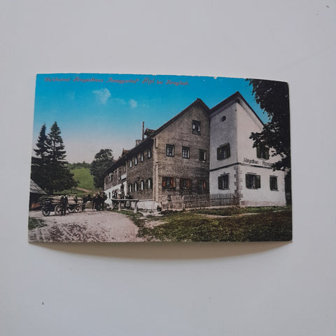 AK Waldheimat Almgasthaus Roseggerhof Alpl bei Krieglach. (1913)