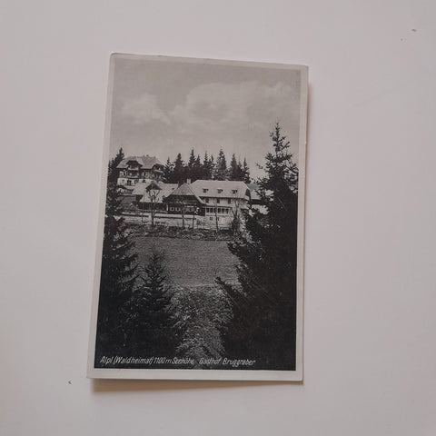 AK Alpl (Waldheimat) Gasthof Bruggraber. (1933-34)