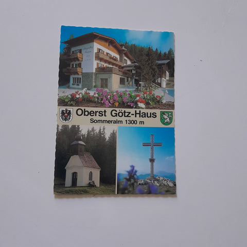AK Sommeralm. Oberst Götz-Haus.