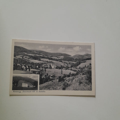 AK Rettenegg. Gasthof zur Post. Besitzer: Ludwig Simml.