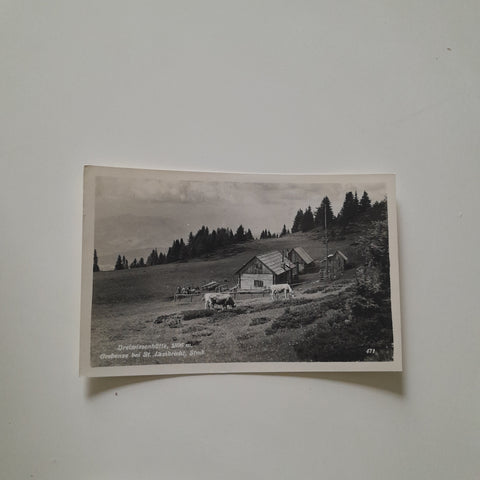 AK Dreiwiesenhütte Grebenze bei St. Lambrecht.
