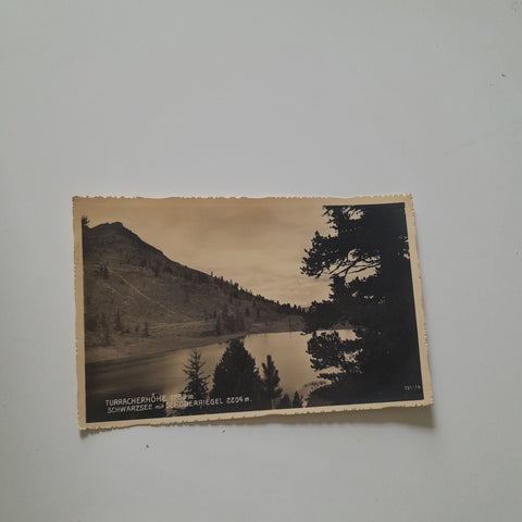 AK Turracherhöhe Schwarzsee mit Schoberriegel. (1931-32)