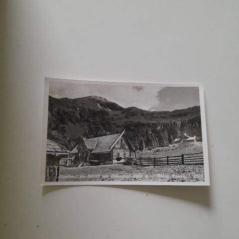 AK Jägerhaus im Schöttl mit Hohenwart. Wölzer Tauern.