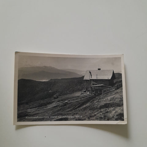 AK Klosterneuburgerhütte mit Zirbitzkogel. Tanzstatt Südl. Wölzer Tauern.