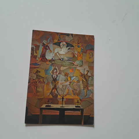 AK Abtei Seckau. Seckauer Apokalypse: Altarwand. Herbert Böckl 1952/60.