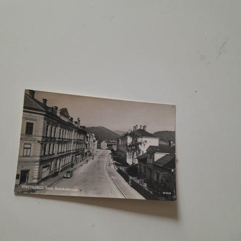AK Knittelfeld. Bahnhofstraße.