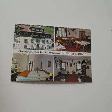 AK St. Johann am Tauern. Gasthof zur Post. Inhaber: Familie Klakl.