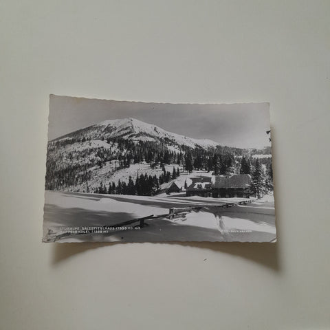 AK Stubalpe. Salzstieglhaus mit Rappoldkogel.
