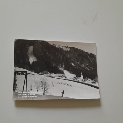 AK Seewiesen. Seeleitenlift des Alpengasthofes Leo u. Grete Schuster.