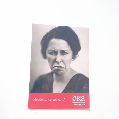 AK Heute schon gelacht? ÖKA Österreichisches Kabarettarchiv. Straden.